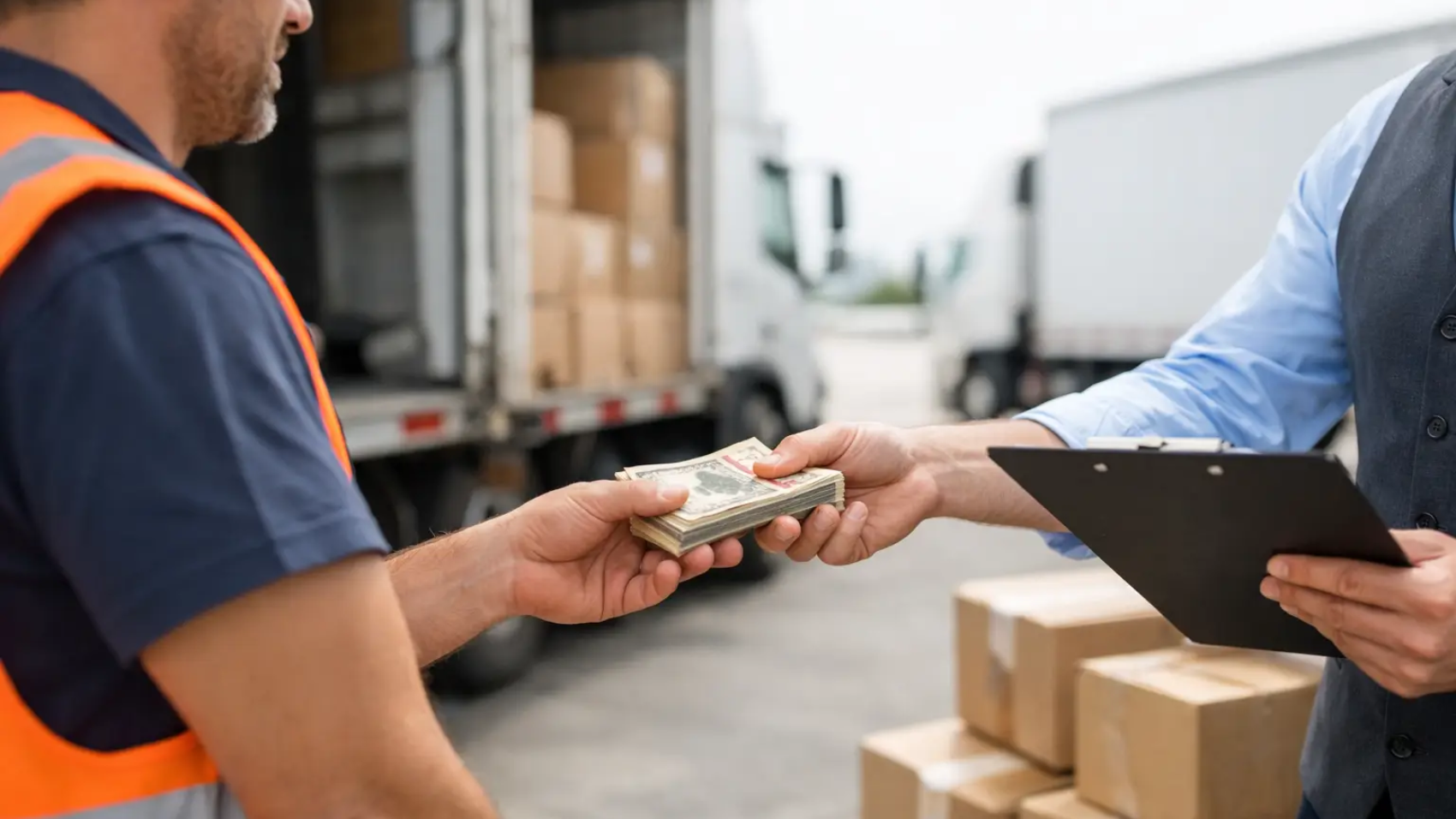 Pago contra entrega en transporte de carga